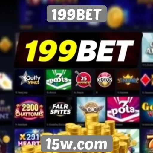 Variedade de jogos disponíveis na plataforma 199BET
